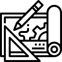 Icône Étude et Conception