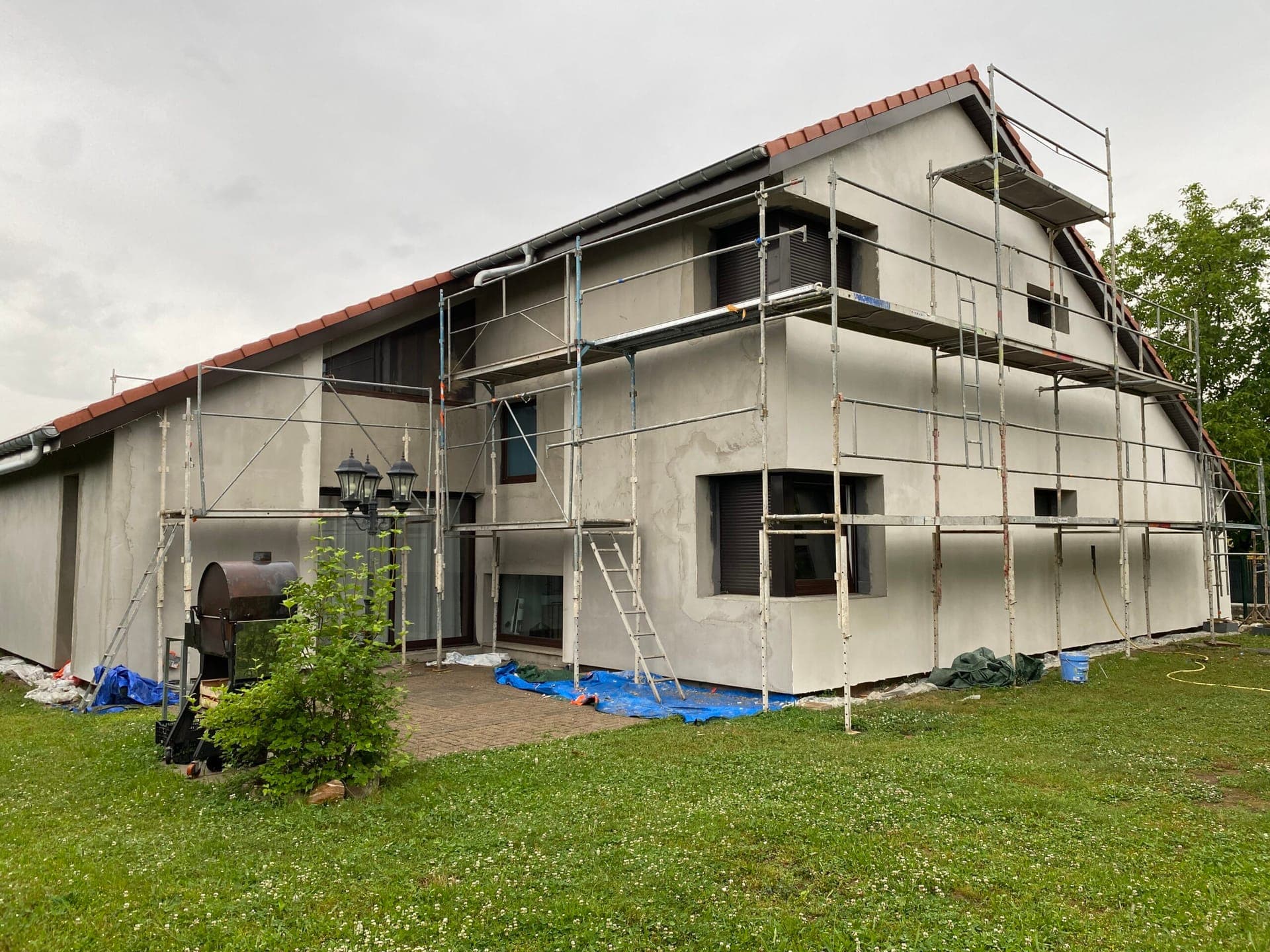 Chantier ITE réalisé par BTCE