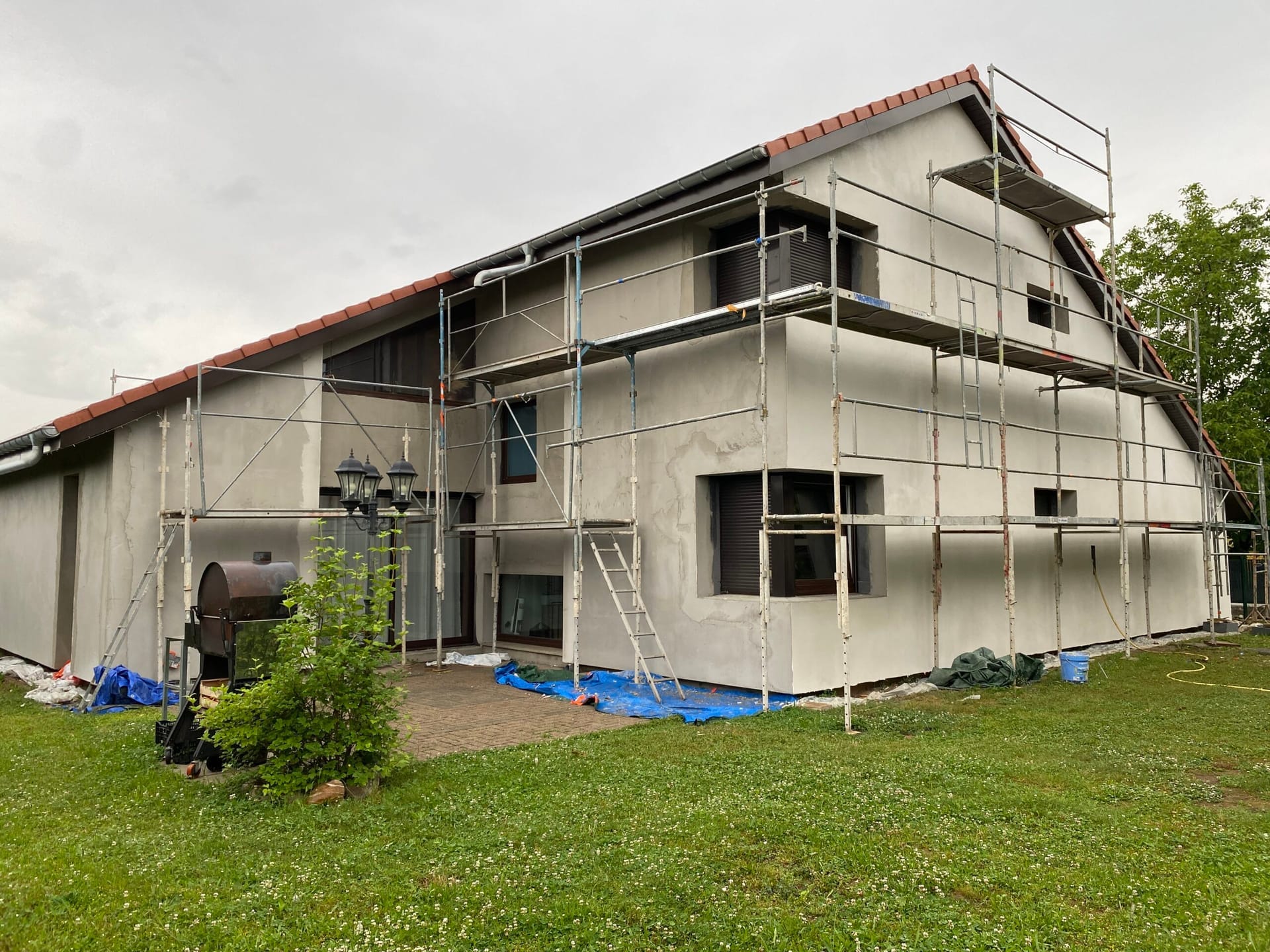 Chantier ITE réalisé par BTCE