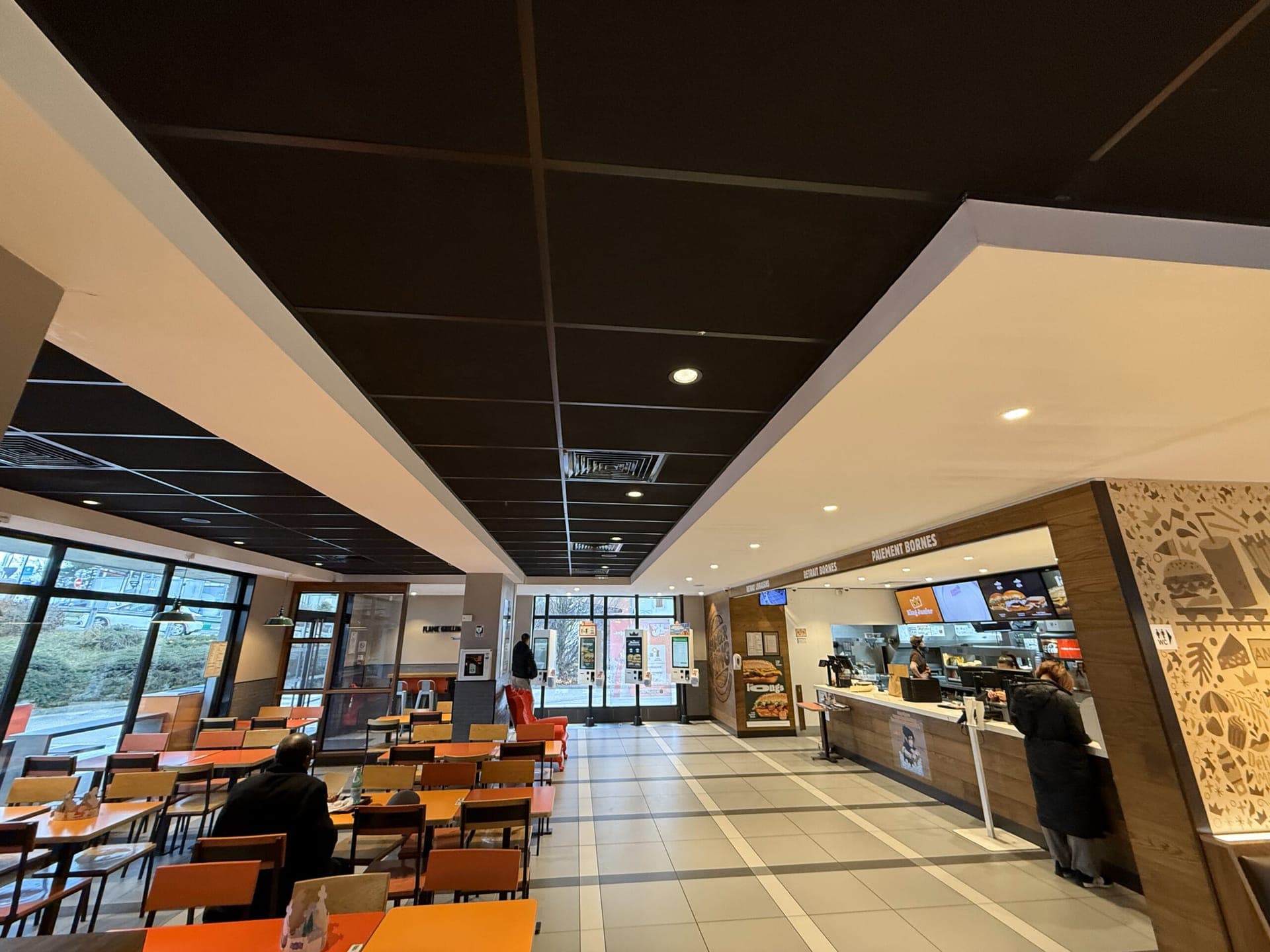 Détail aménagement Burger King Annemasse 1