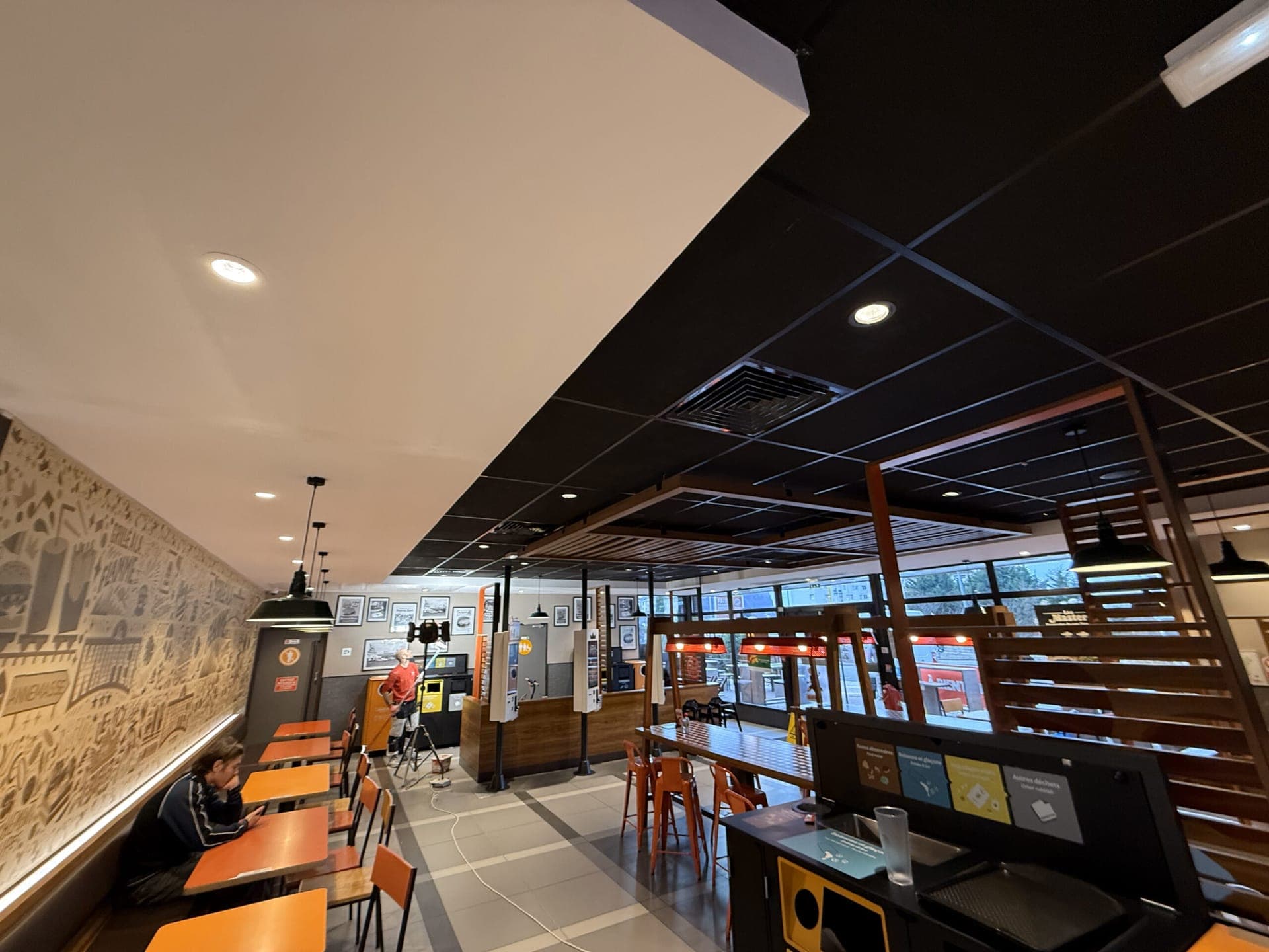 Détail aménagement Burger King Annemasse 2