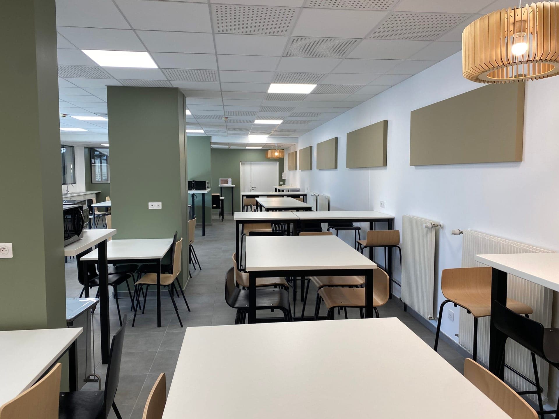 Salle de restauration CFAI Exincourt - Espace de service